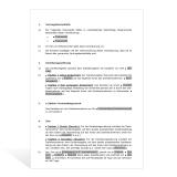 Darlehensvertrag - Basismuster 