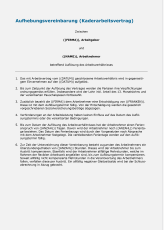 Aufhebungsvertrag Kader