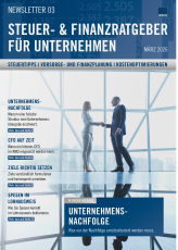 Steuer- und Finanzratgeber für Unternehmen