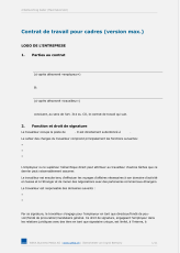 Modèle de contrat cadre (version max.)