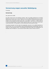 Muster Verwarnung wegen sexueller Belästigung am Arbeitsplatz