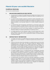 Fiducie CG pour une société fiduciaire
