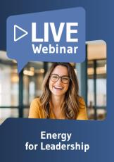 Live-Webinar Energy for Leadership