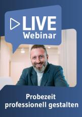 Live-Webinar Probezeit professionell gestalten