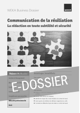 E-Dossier Communication de la résiliation