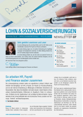 Newsletter Lohn und Sozialversicherungen