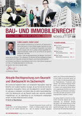Newsletter Bau- und Immobilienrecht