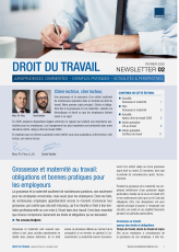 Newsletter Droit du travail