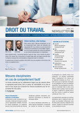Newsletter Droit du travail