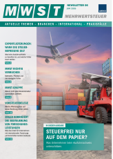 Newsletter Mehrwertsteuer