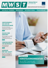 Newsletter Mehrwertsteuer