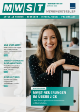 Newsletter Mehrwertsteuer