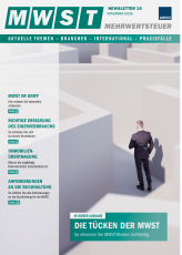 Newsletter Mehrwertsteuer