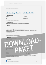 Download-Paket Arbeitsverträge für Pensionierte