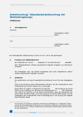 Vorlage Gleitzeitreglement