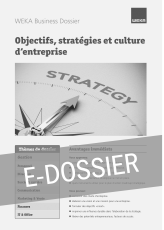E-Dossier Objectifs, stratégies et culture d‘entreprise