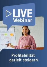 Live-Webinar Profitabilität gezielt steigern