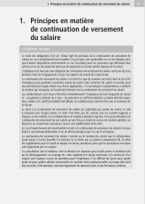 Principes de la poursuite du versement du salaire