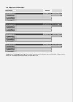 OKR - Objectives and Key Results 
