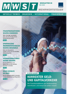 Newsletter Mehrwertsteuer 