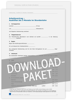 Download-Paket Aushilfen, Saison- und Ferienarbeit 