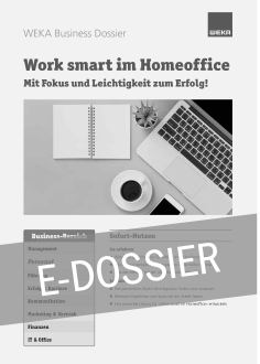 E-Dossier Work smart im Homeoffice 