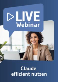 Live-Webinar Claude effizient nutzen 