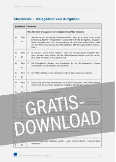 Checkliste Erwerb von Beteiligungsrechten 
