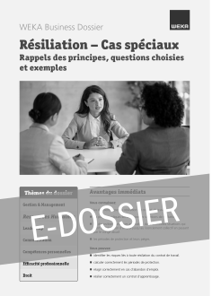 E-Dossier Résiliation – Cas spéciaux 