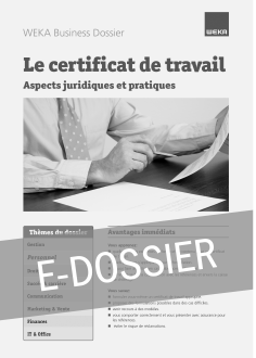 E-Dossier Le certificat de travail 