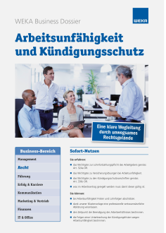 Arbeitsunfähigkeit und Kündigungsschutz 