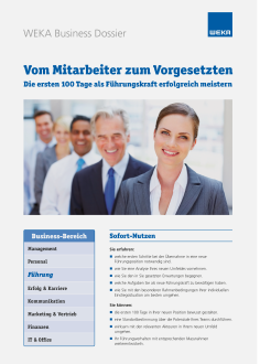 Vom Mitarbeiter zum Vorgesetzten 