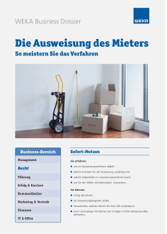 Die Ausweisung des Mieters 