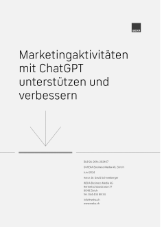Marketingaktivitäten mit ChatGPT unterstützen und verbessern 