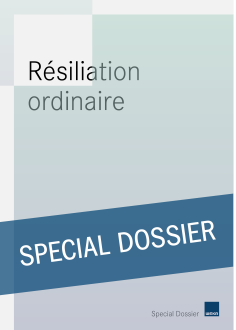 Résiliation ordinaire 