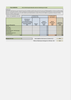 Excel-Rechner für stille Reserve 