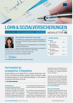 Newsletter Lohn und Sozialversicherungen 