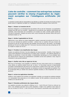 Checklist EU AI Act 