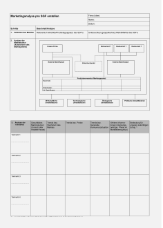 Vorlage Marketinganalyse 