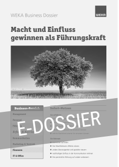 E-Dossier Macht und Einfluss gewinnen als Führungskraft 