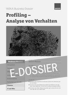 E-Dossier Profiling – Analyse von Verhalten 