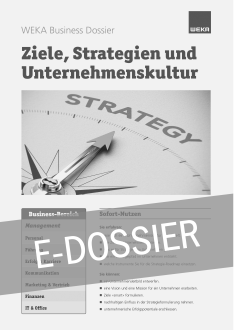 E-Dossier Ziele, Strategien und Unternehmenskultur 