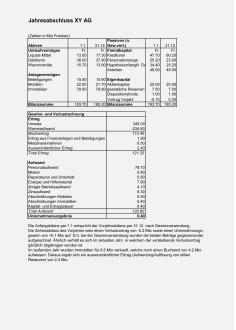 Musterlösung Kapitalflussrechnung 