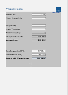 Rechner Verzugszinsen 