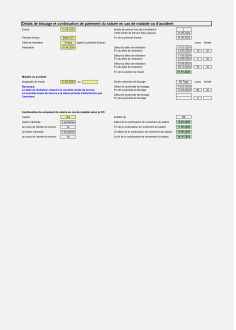 Calculateur de délais de blocage et continuation de paiement du salaire en cas de maladie ou d’accident 