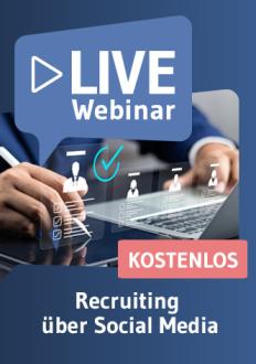 KOSTENLOSES Live-Webinar Recruiting über Social Media 