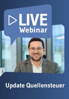 Live-Webinar Update Quellensteuer 