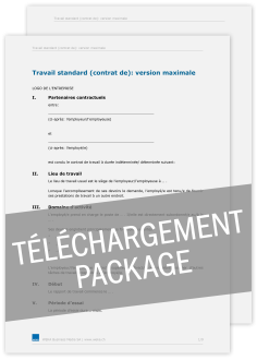 Téléchargement package Résiliation des rapports de travail 