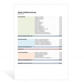 Rechner Geldflussrechnung