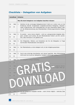 Checkliste Erforderliche Dokumente für die Ausfuhr von Waren